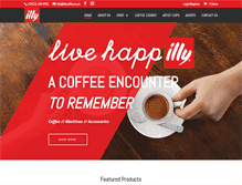 Tablet Screenshot of illycoffee.co.za